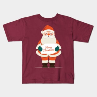 Cute santa claus for christmas day Kids T-Shirt